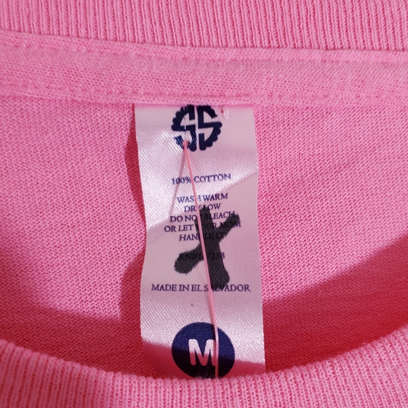 NWT Simply Southern Choose to Shine Pink Graphic Tee Sunflower Medium - Picture 5 of 9